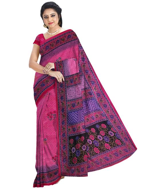 women self design handloom saree with blouse - 21242159 - Standard Image - 0