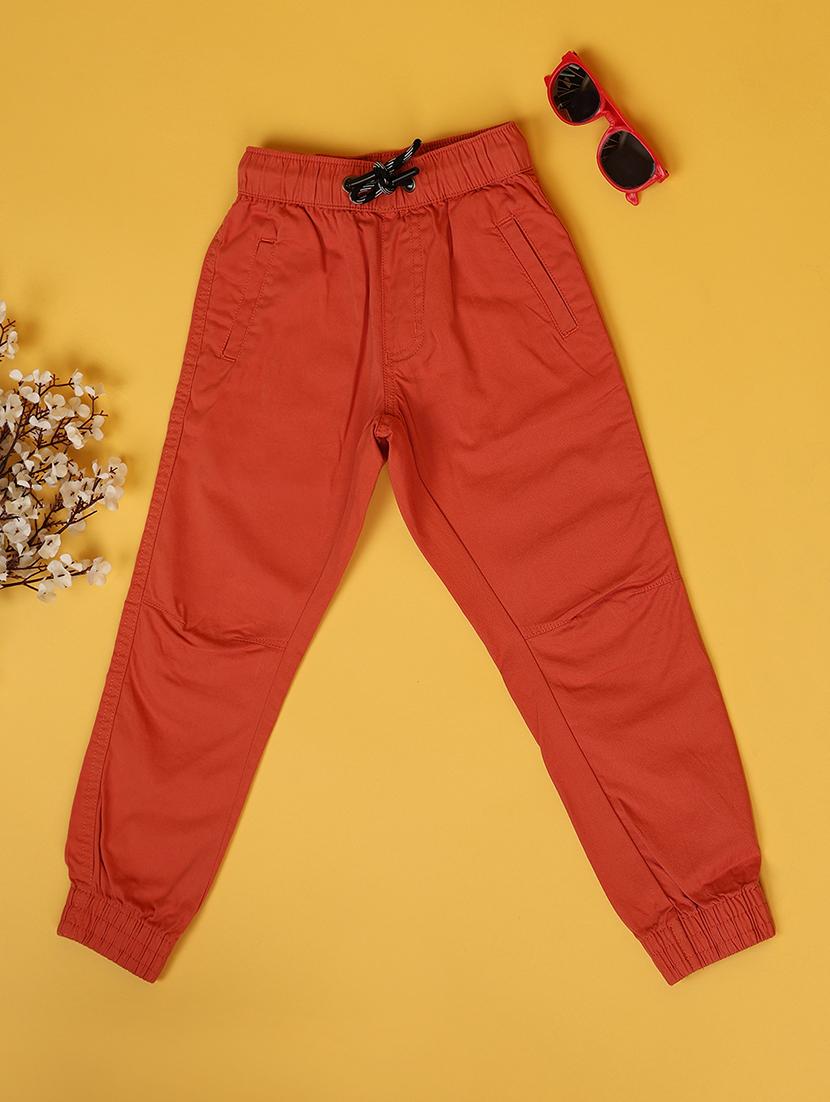 boys cotton solids joggers - 21244183 - Zoom Image - 0