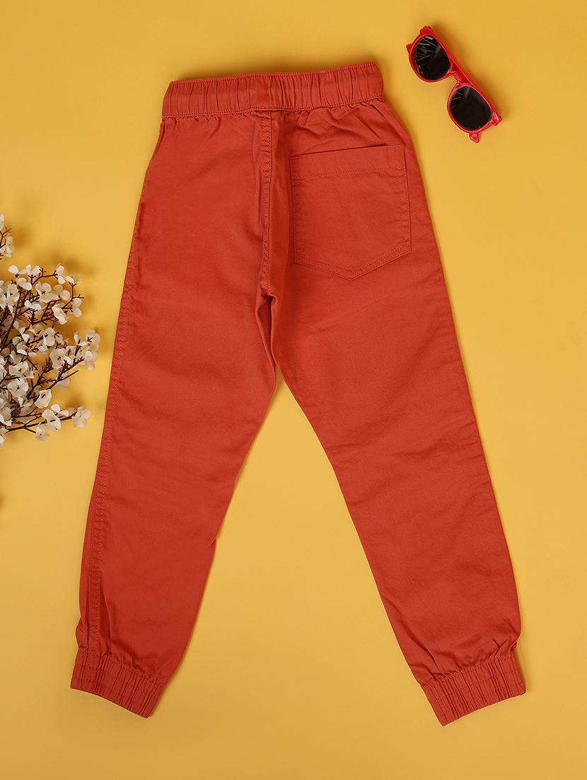 boys cotton solids joggers - 21244183 - Standard Image - 1