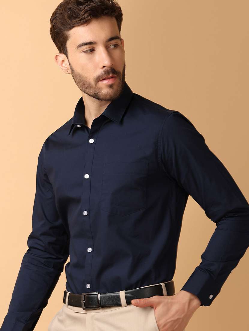 men collared long sleeve formal shirt - 21244237 -  Standard Image - 1