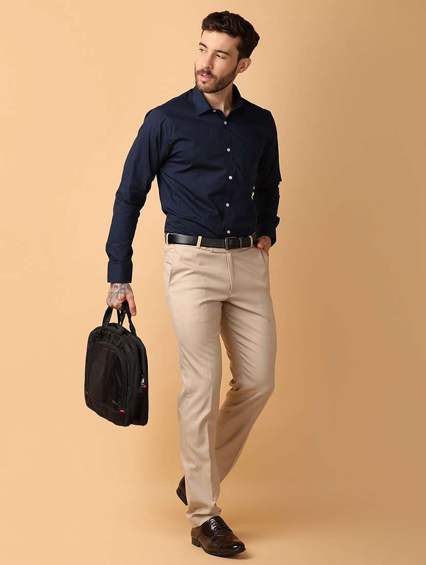 men collared long sleeve formal shirt - 21244237 -  Standard Image - 4