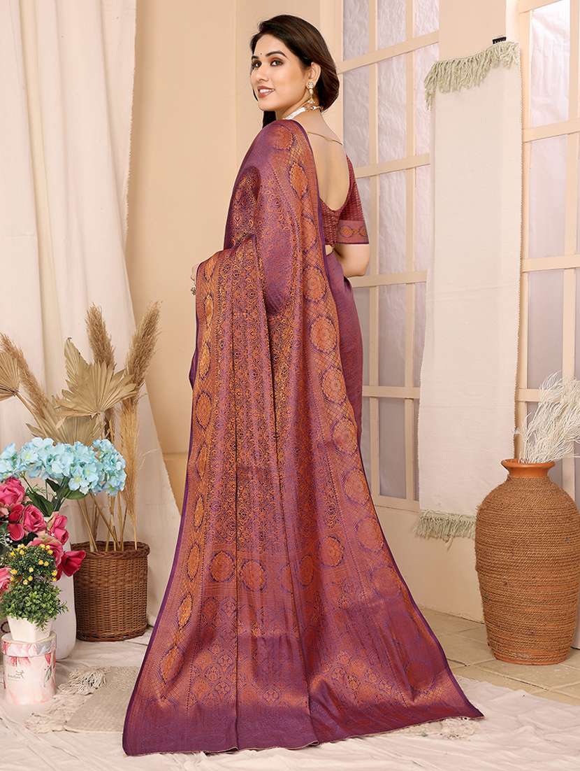 women self design banarasi saree with blouse - 21244545 -  Standard Image - 1