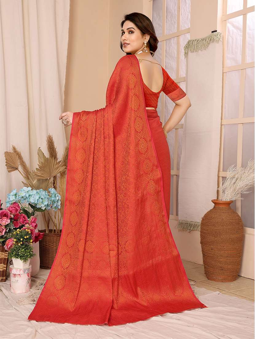 women self design banarasi saree with blouse - 21244550 -  Standard Image - 1