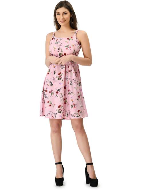 women sleeveless printed a-line dress - 21244698 -  Standard Image - 0