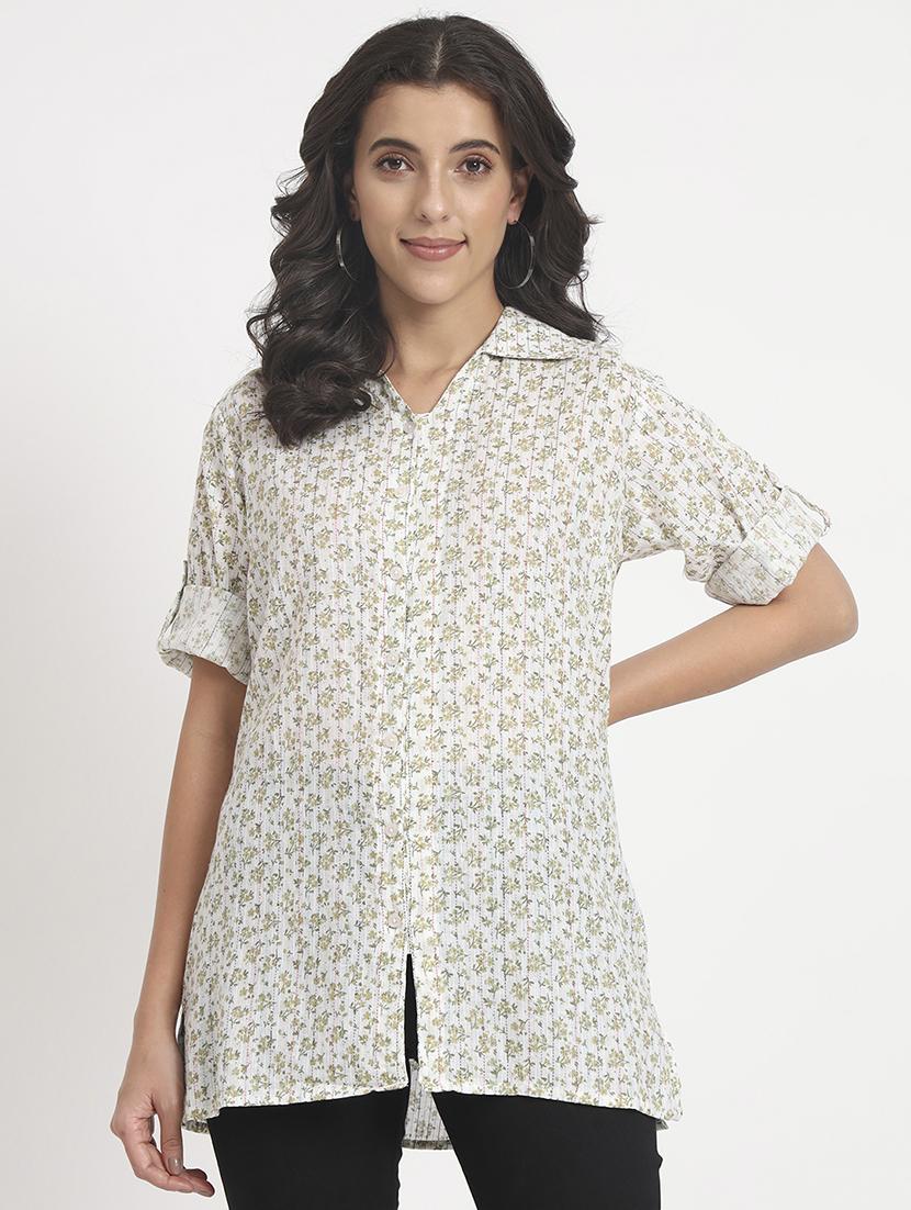 women collared printed regular shirt - 21244980 - Zoom Image - 0