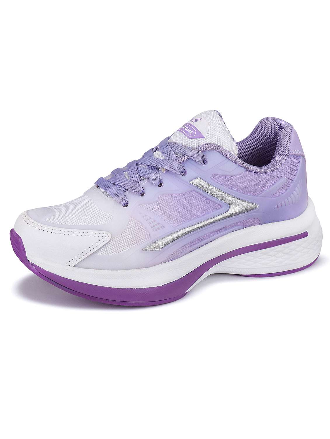 purple lace-up sports shoes - 21245008 -  Standard Image - 1