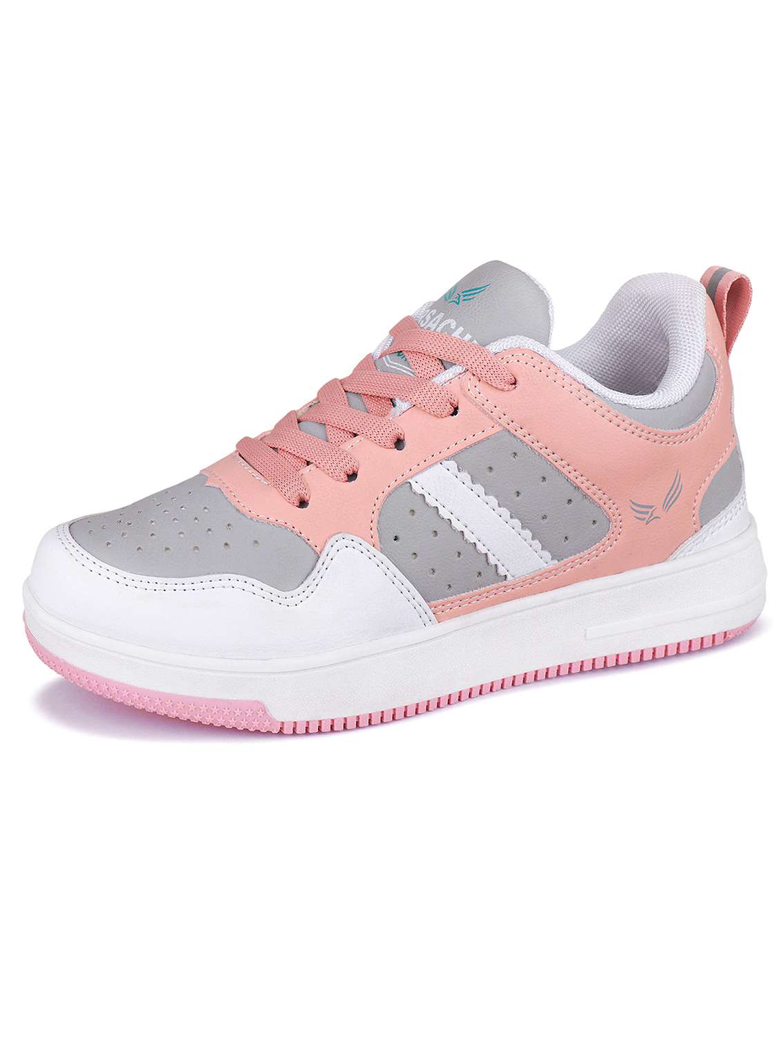 color block lace-up sports shoes - 21245011 -  Standard Image - 1