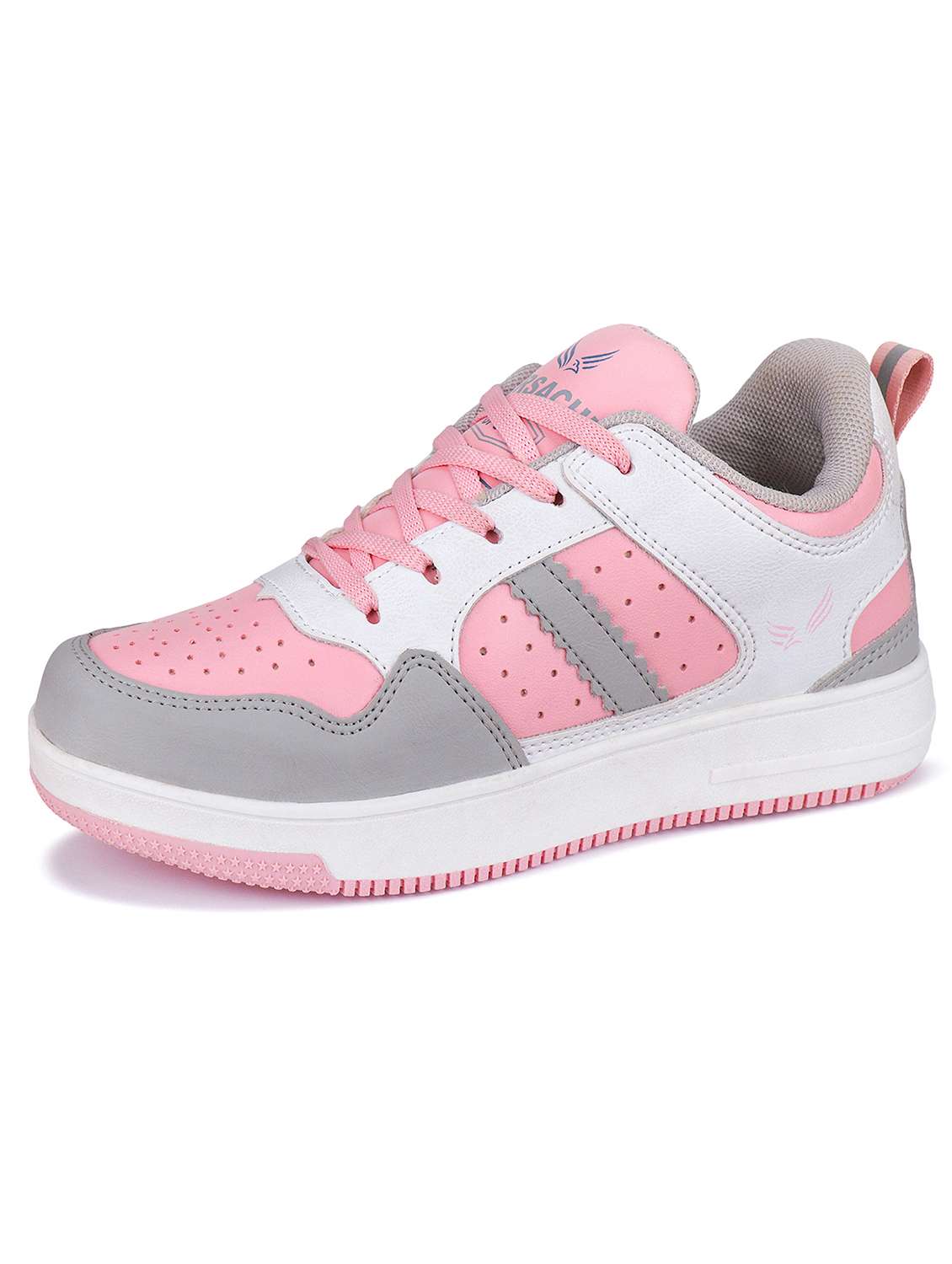 pink lace-up sports shoes - 21245012 - Standard Image - 1