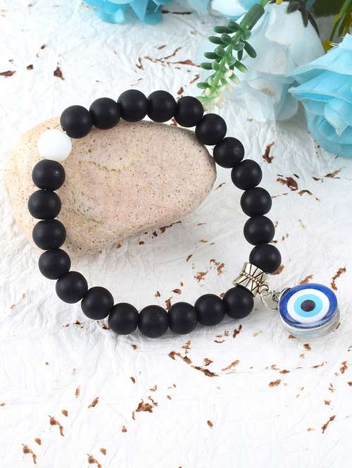 black brass beaded bracelet - 21245019 -  Standard Image - 0