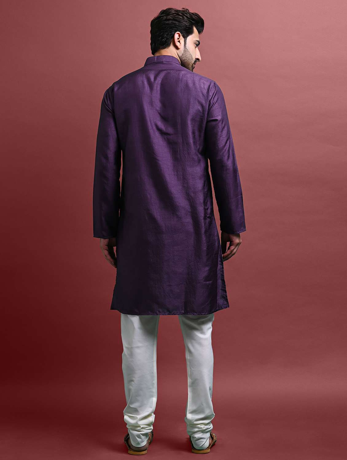 men mandarin neck long kurta  - 21245034 -  Standard Image - 1