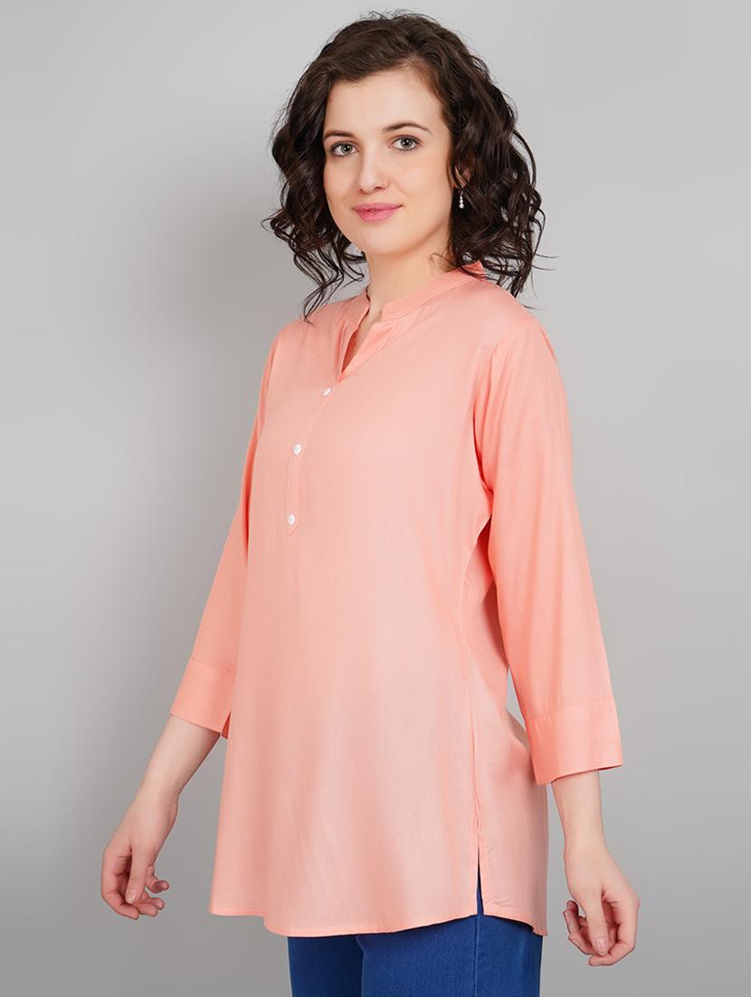 women long sleeve straight kurti - 21246675 -  Standard Image - 1