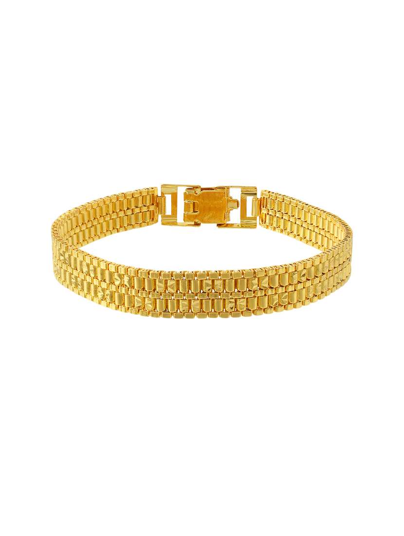 gold brass bangle bracelet - 21246745 -  Standard Image - 1