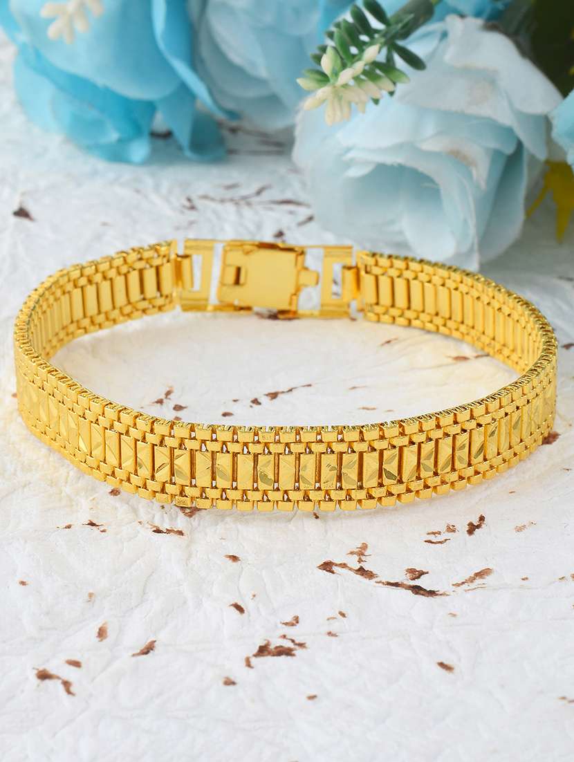 gold brass bangle bracelet