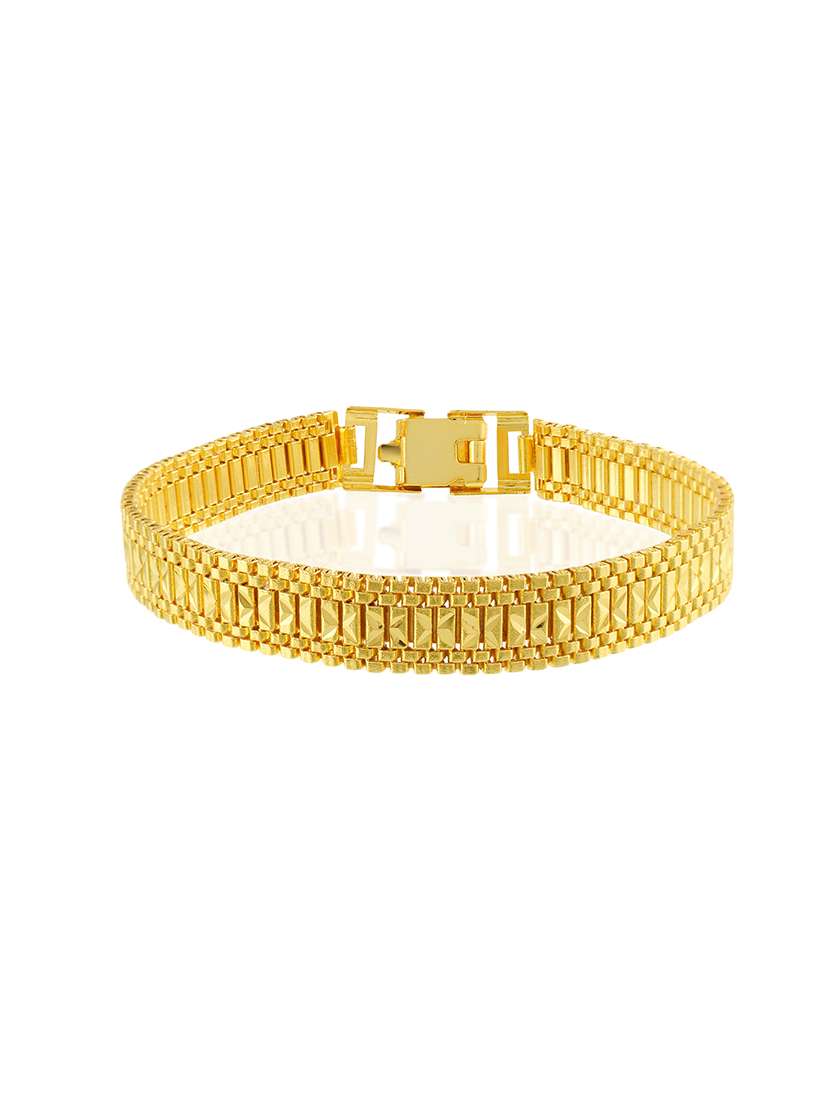 gold brass bangle bracelet - 21246746 -  Standard Image - 1