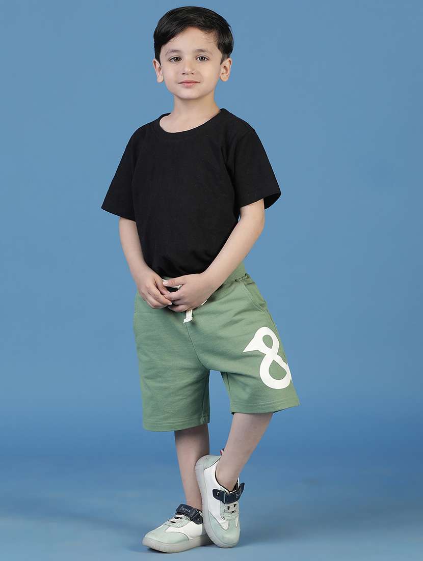 boys mid rise cotton shorts  - 21246751 -  Standard Image - 4
