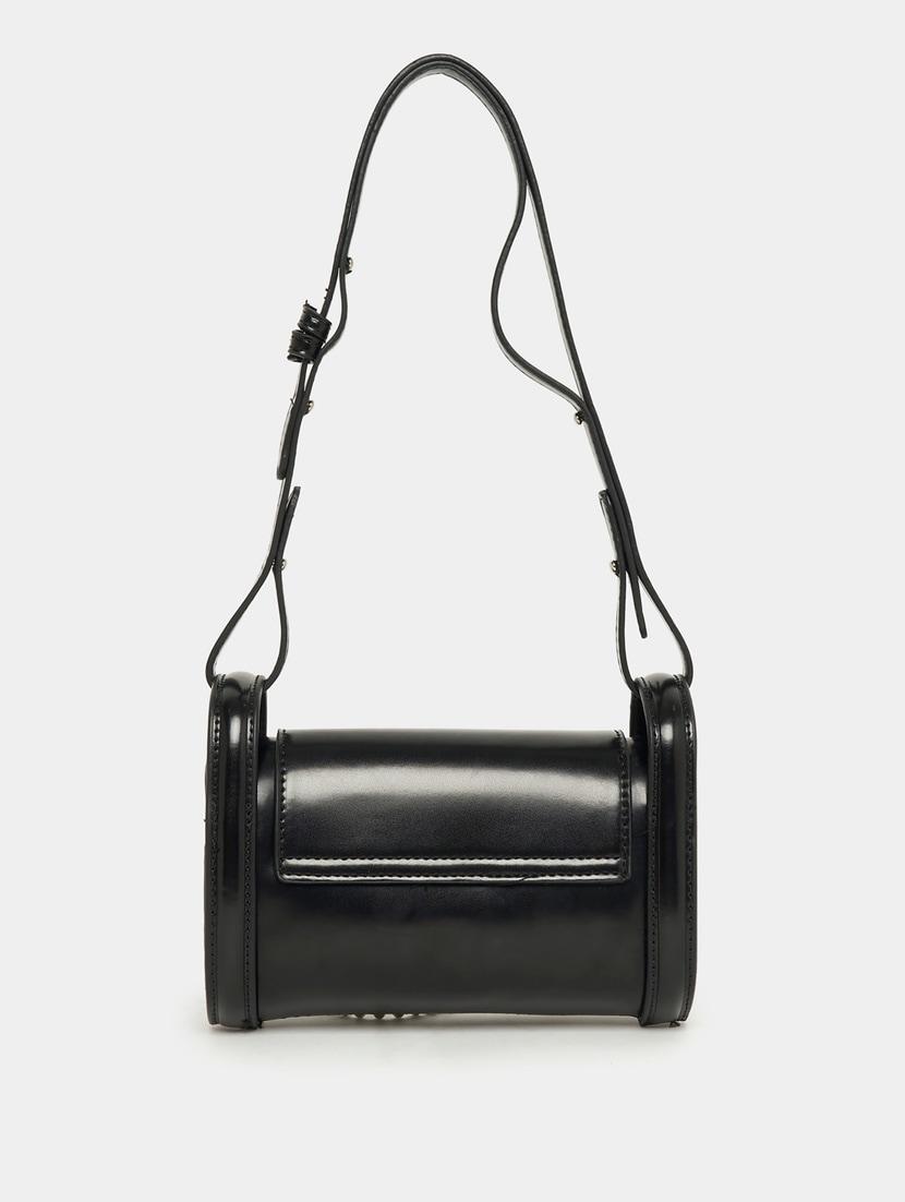 black leatherette (pu) handbag - 21246973 -  Standard Image - 1