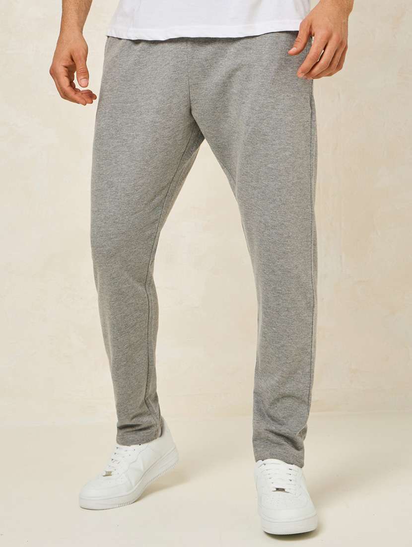 men mid-rise solid jogger