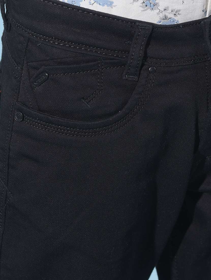 boys mid rise plain jeans - 21247076 -  Standard Image - 4