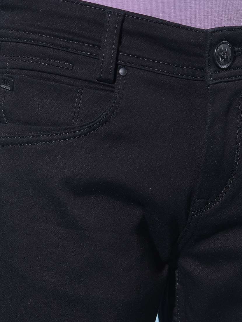 boys mid rise plain denim jeans - 21247077 -  Standard Image - 6