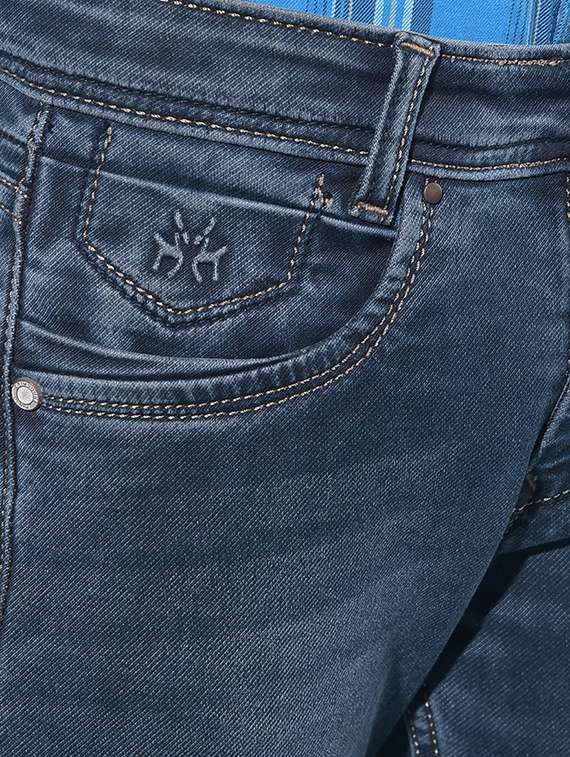 boys mid rise plain denim jeans - 21247078 -  Standard Image - 6