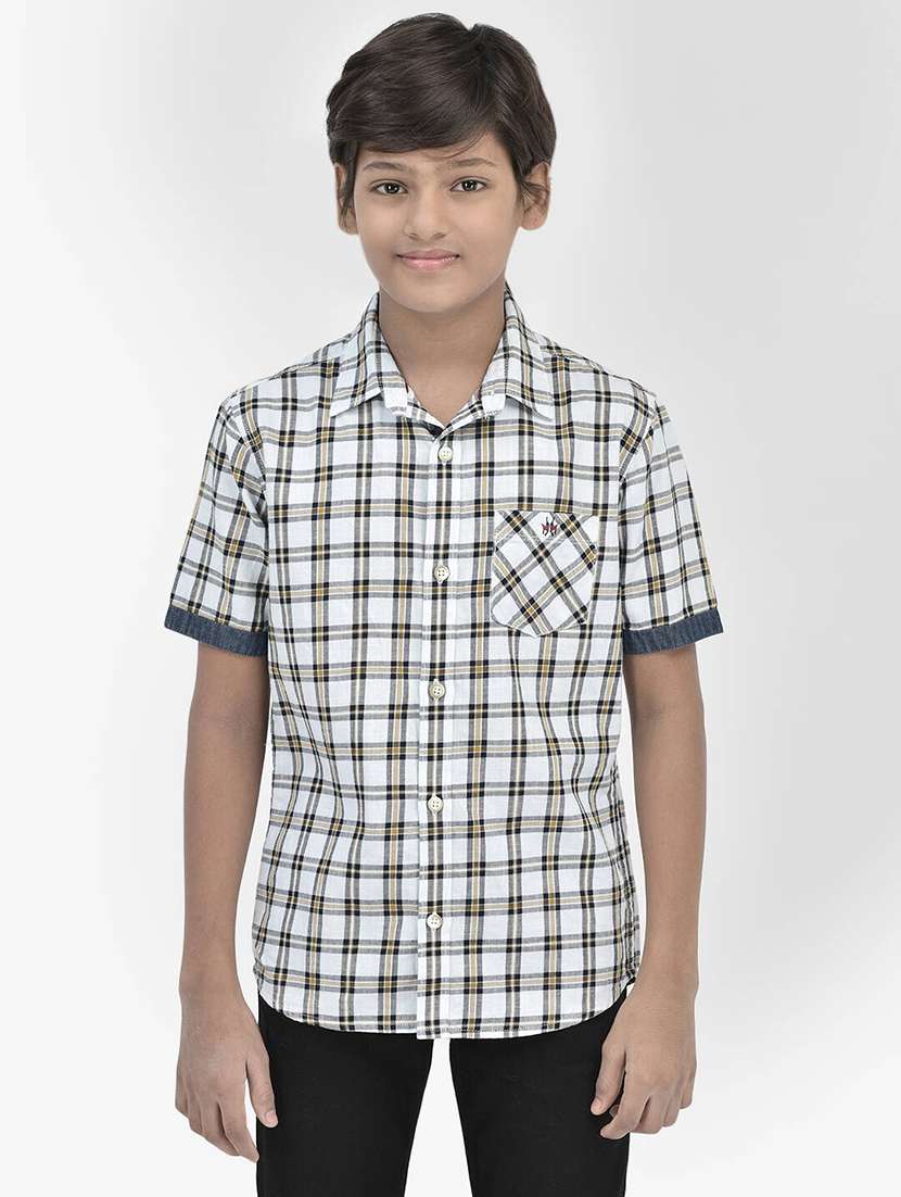 white cotton shirt