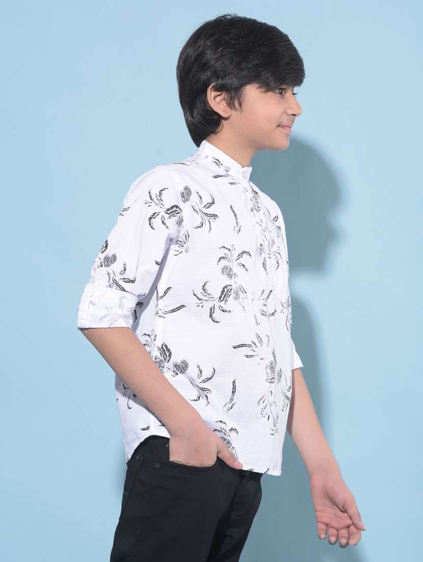 boys long sleeved cotton shirt - 21247141 -  Standard Image - 1