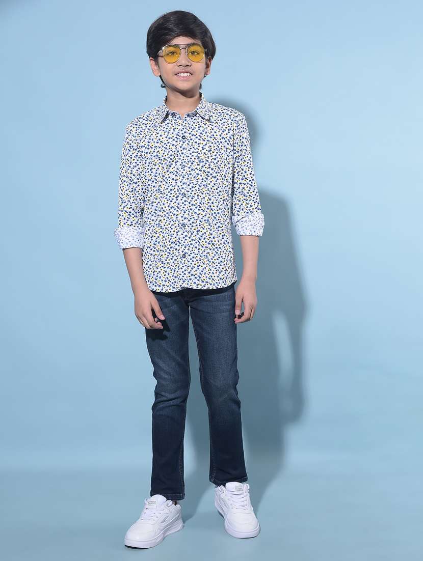 boys long sleeved cotton shirt - 21247166 -  Standard Image - 4