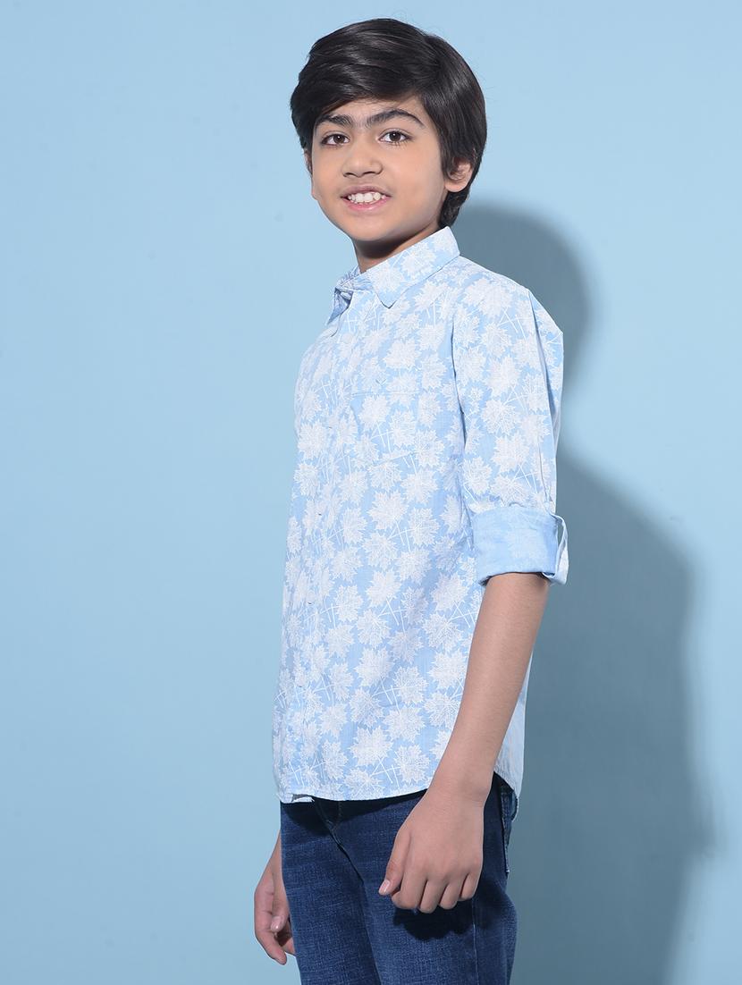 boys long sleeved cotton shirt - 21247168 - Standard Image - 1