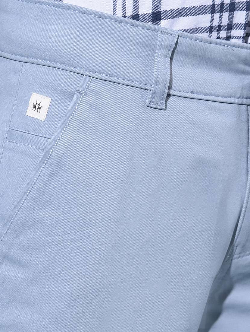blue cotton chinos trouser - 21247222 -  Standard Image - 6