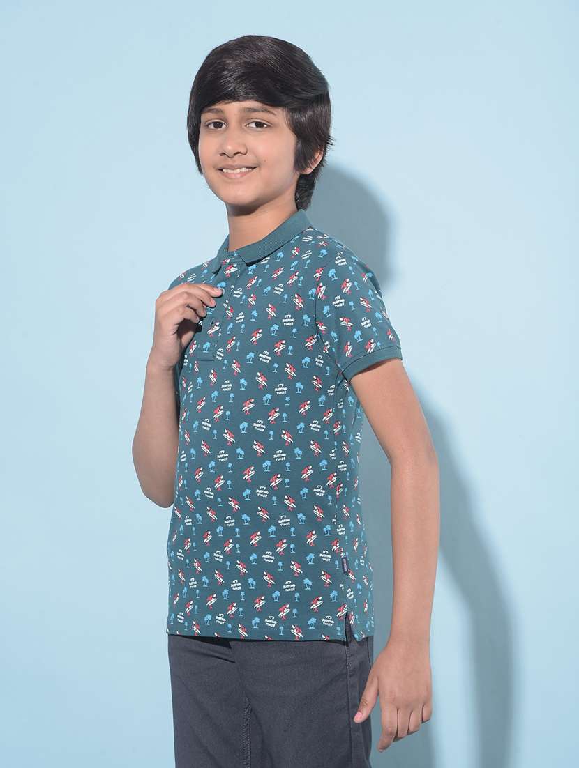 boys short sleeved cotton t-shirt - 21247243 -  Standard Image - 1