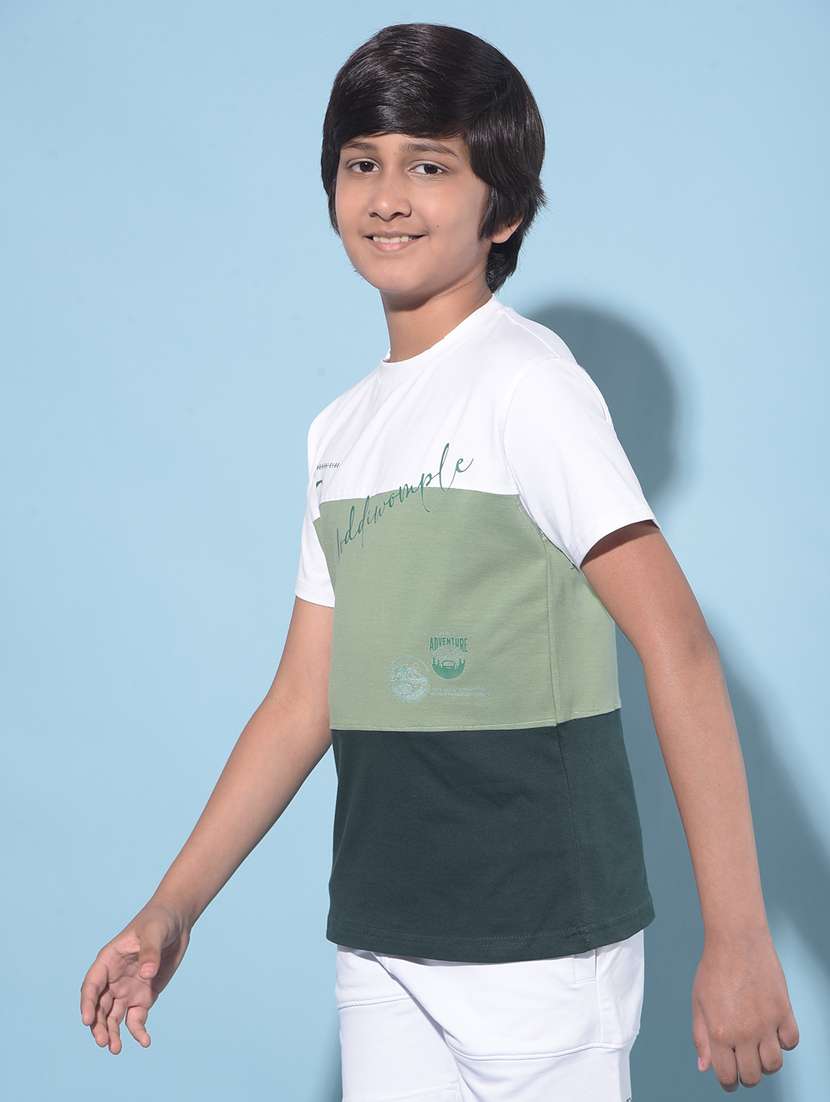 Boys Short Sleeved Cotton T-shirt - 21247259 -  Standard Image - 1