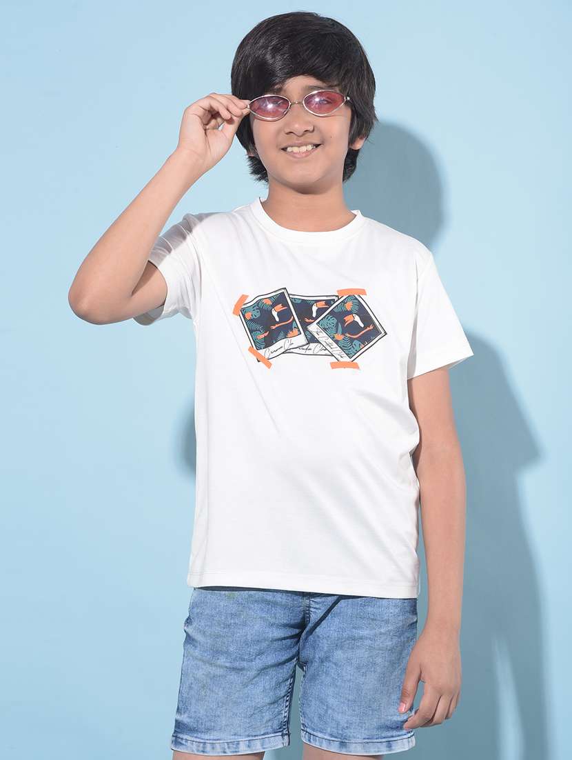 boys short sleeved cotton t-shirt - 21247278 -  Standard Image - 1