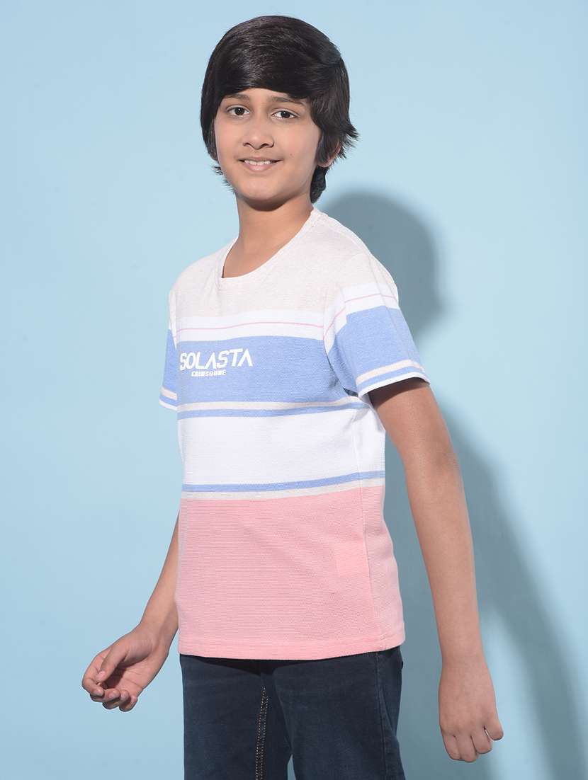 boys short sleeved cotton t-shirt
