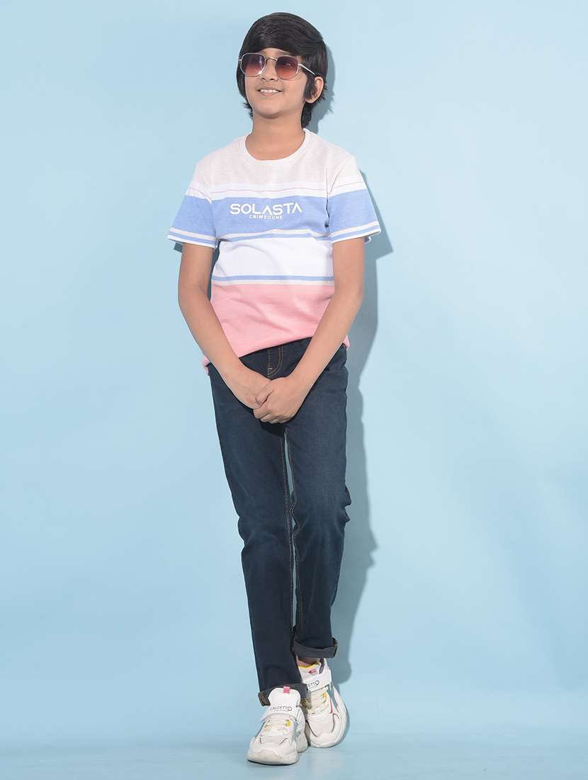 Boys Short Sleeved Cotton T-shirt - 21247284 -  Standard Image - 4