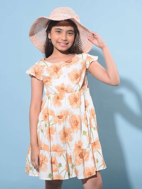 white viscose frock