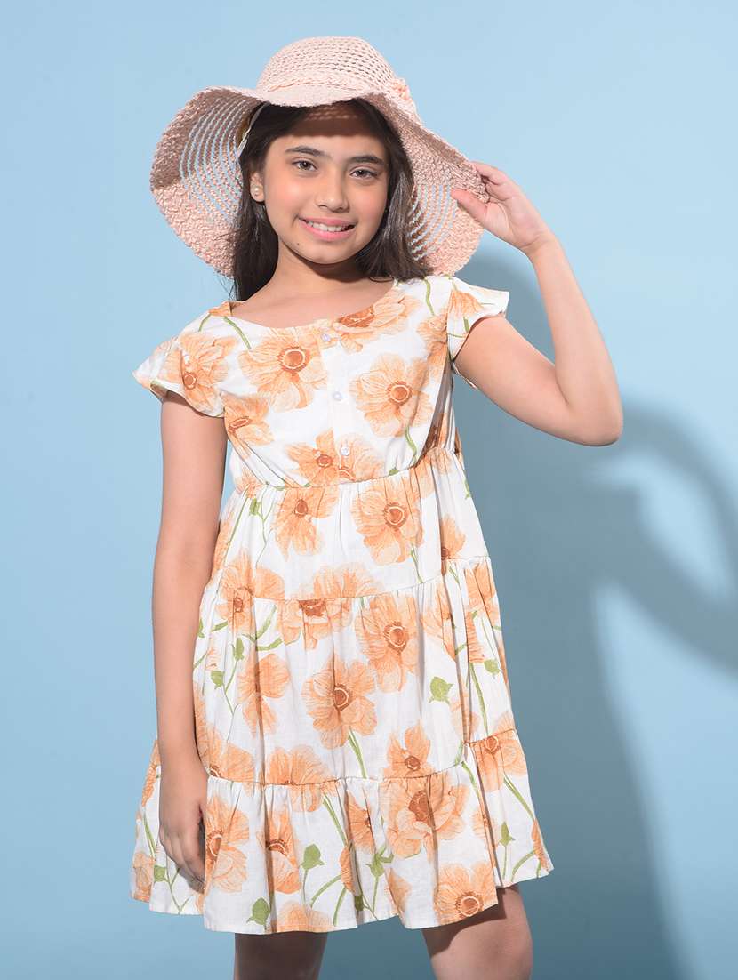 white viscose frock
