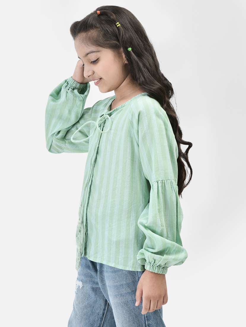 Green Viscose Top - 21247344 -  Standard Image - 1
