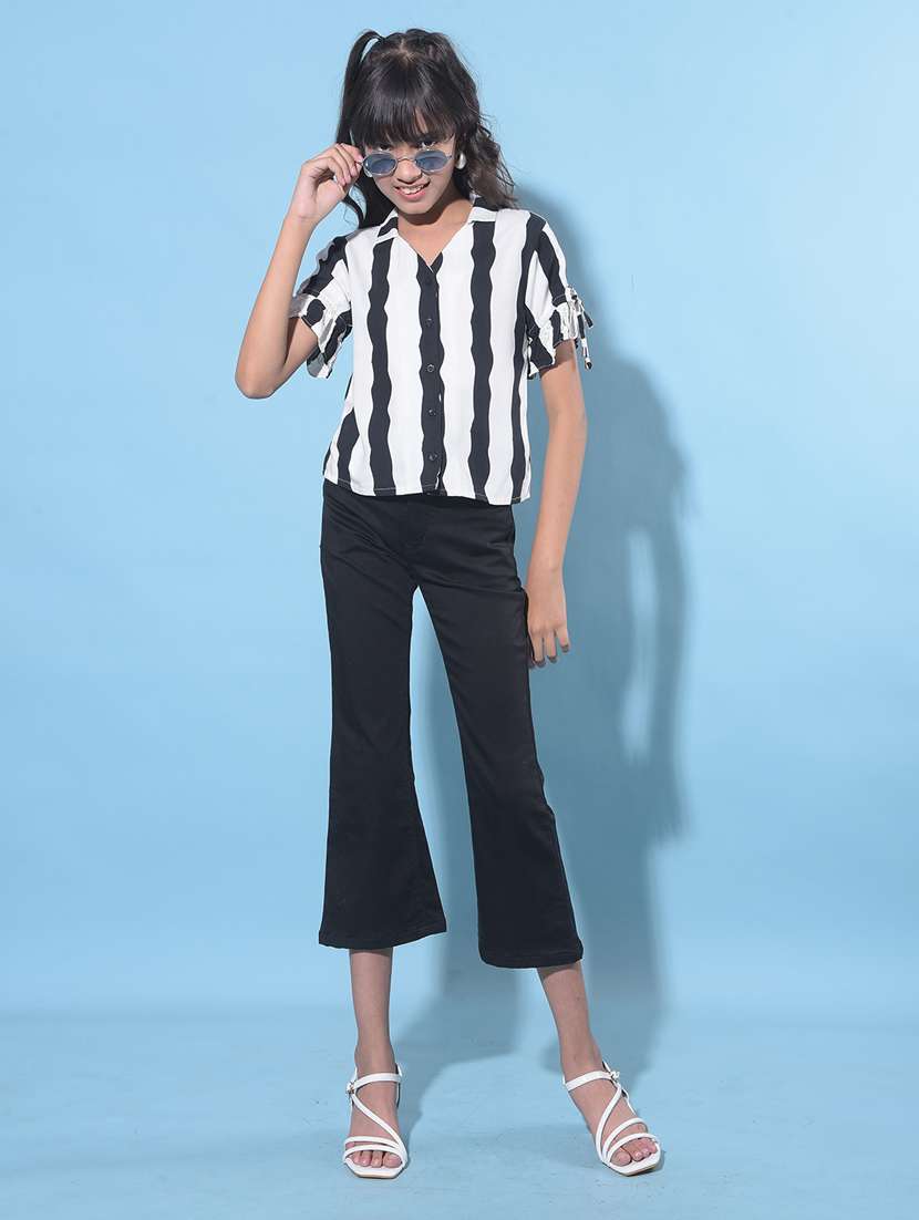 black & white viscose top - 21247349 -  Standard Image - 4