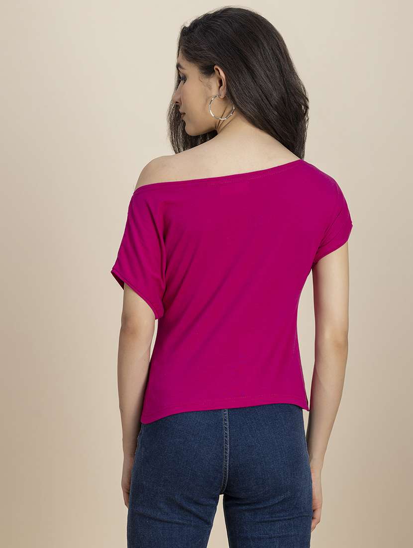 pink cotton jersey regular top - 21247381 -  Standard Image - 4