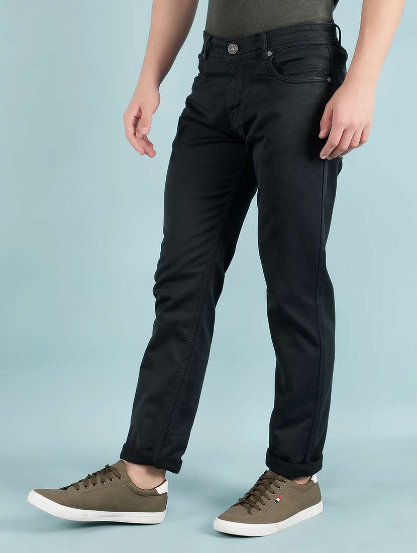 men mid rise plain jeans - 21247467 -  Standard Image - 1