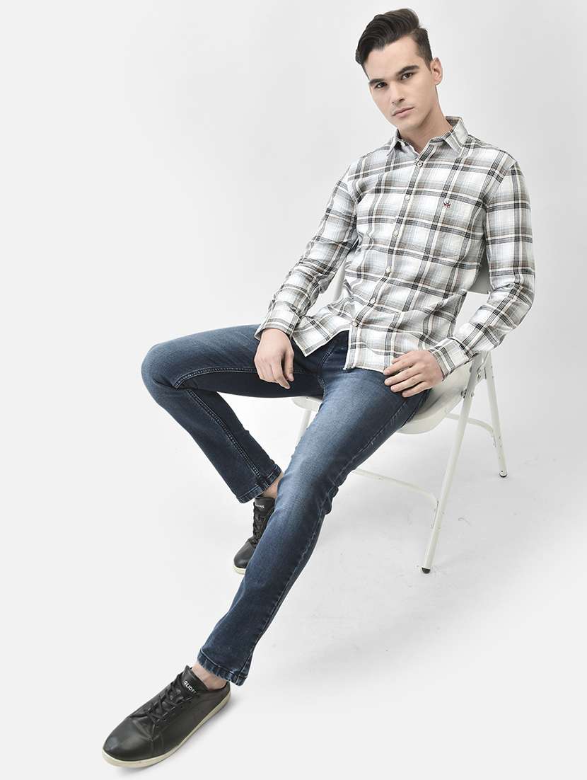 white cotton casual shirt - 21247507 -  Standard Image - 4