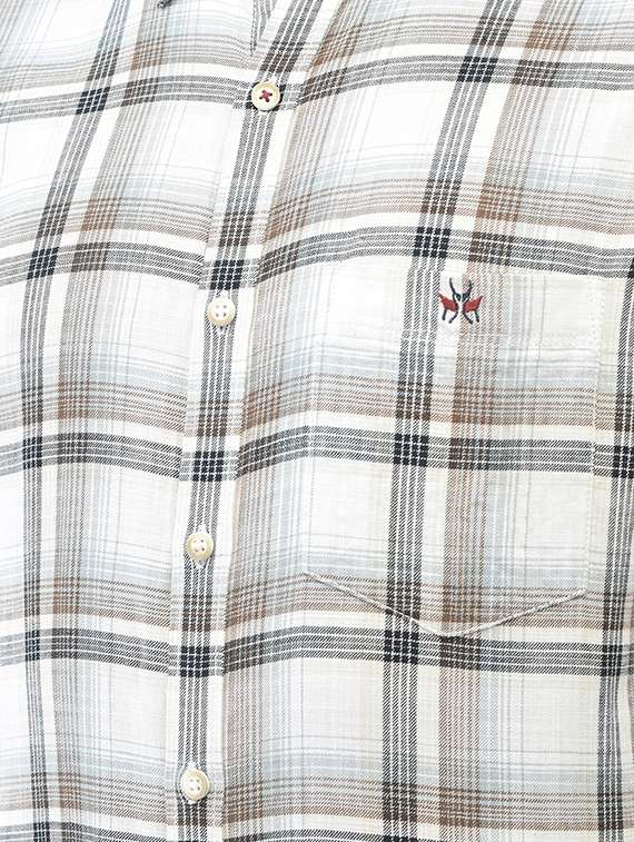 white cotton casual shirt - 21247507 -  Standard Image - 6