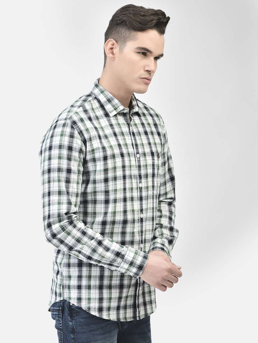 men check print casual shirt - 21247510 -  Standard Image - 1