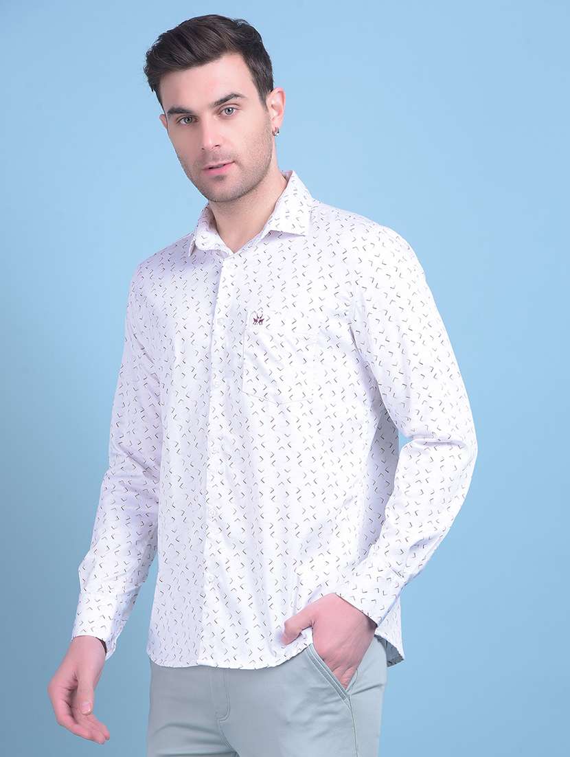 men printed casual shirt - 21247556 -  Standard Image - 1