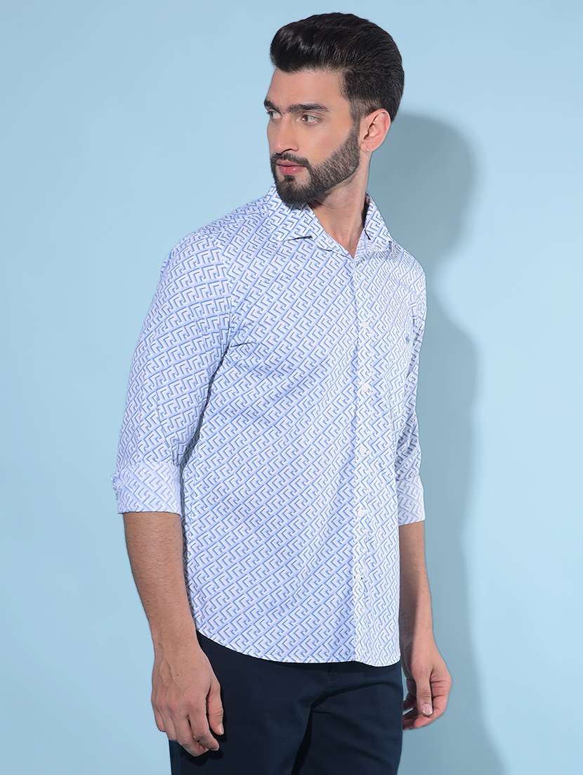 men printed casual shirt - 21247635 -  Standard Image - 1