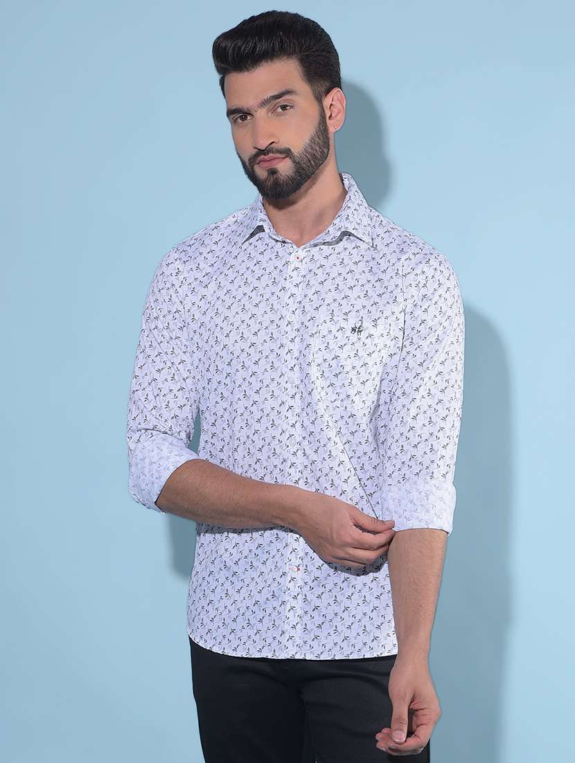 men printed casual shirt - 21247637 -  Standard Image - 1