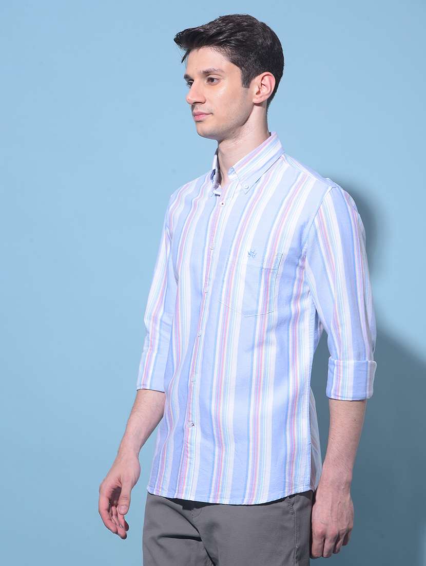 men striped casual shirt - 21247653 -  Standard Image - 1