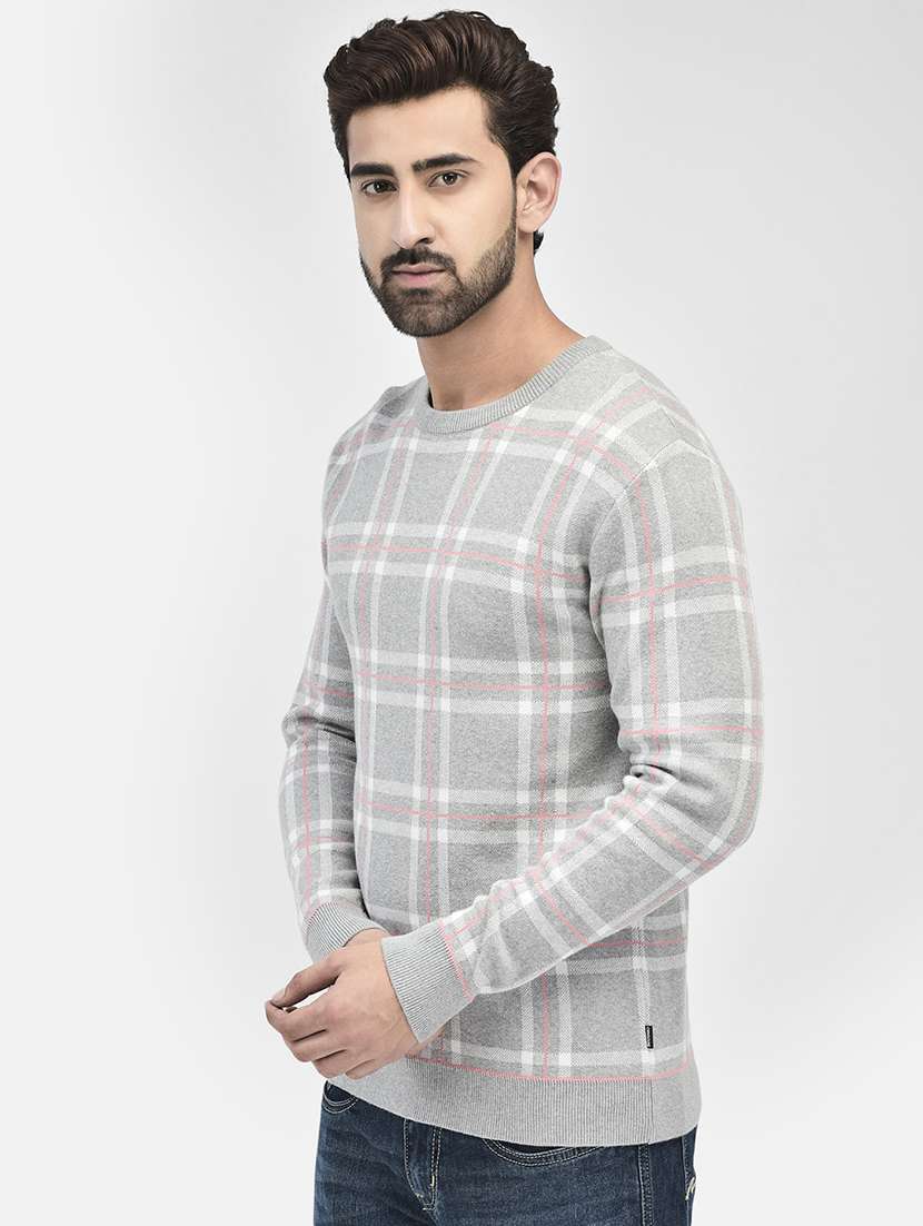 men checkered pullover - 21247736 -  Standard Image - 1
