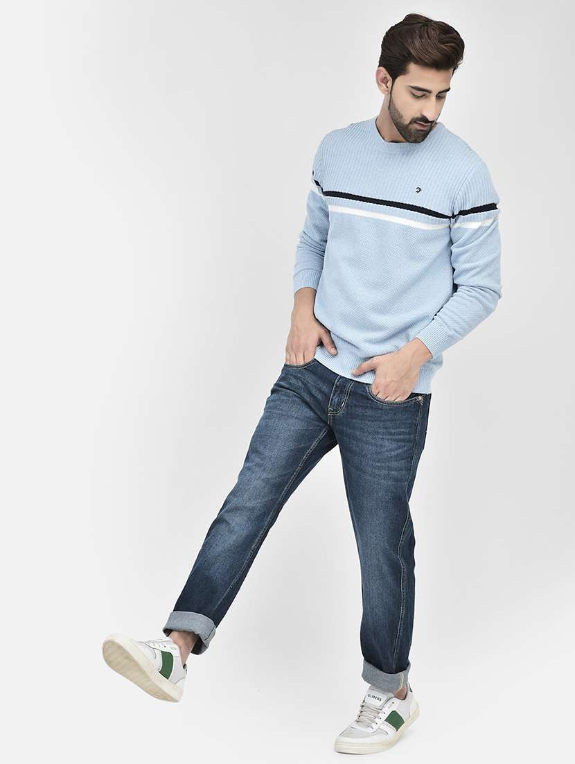 men round neck striped pullover - 21247737 -  Standard Image - 4