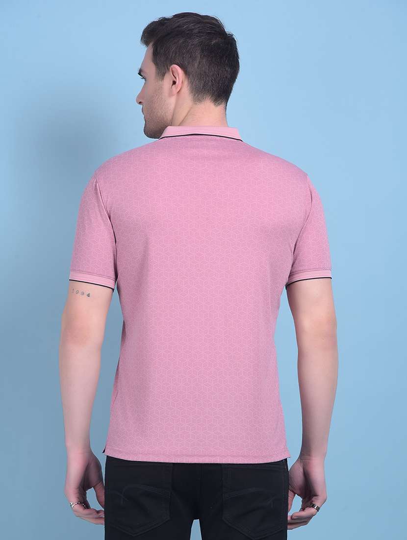 men polo neck t-shirt with short sleeves - 21247906 -  Standard Image - 1